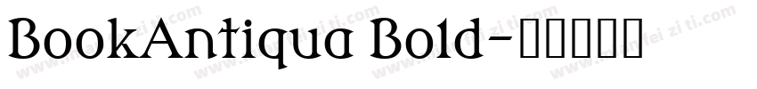 BookAntiqua Bo1d字体转换